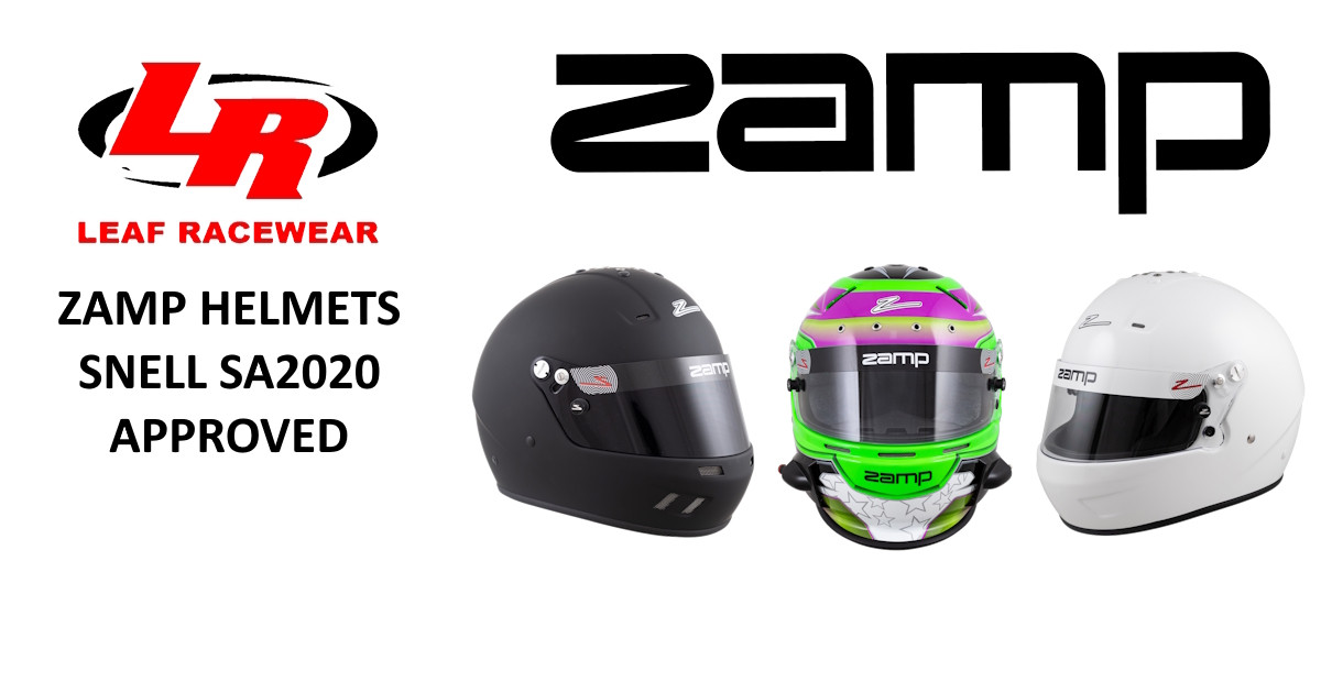 Zamp Jegs Racing Helmets Zamp Rz-56 Snell Sa2020 Helmet White